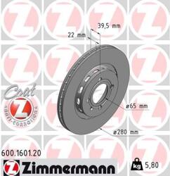 ZIMMERMANN Disc frana ZIMMERMANN COAT Z 600.1601. 20 (600.1601.20)