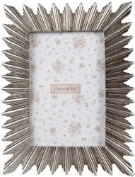 Clayre & Eef Rama foto perete, masa polirasina argintie 17x2x22 cm, 10x15 cm (2F1174)