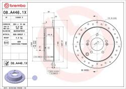 BREMBO féktárcsa BREMBO 08. A446.1X (08.A446.1X)