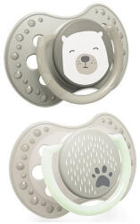 LOVI Dinamikus Nyugtató Cumi 3-6 Hó 2 Db. Buddy Bear