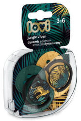 LOVI Dinamikus Nyugtató Cumi 3-6 Hó 2 Db. Jungle Vibes fiú
