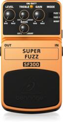BEHRINGER SF300 pedală de efecte, distorsiune, Fuzz 3-mode (SF300)