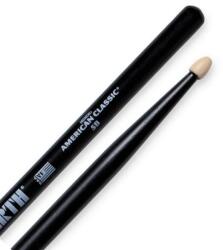 Vic Firth 5BB Baghetă de tobă American Classic 5B hickory, tip drop head, lungime: 406, 4mm - diametru: 15, 1mm, negru (5BB)