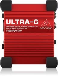 BEHRINGER GI100 DI Box, sursă de alimentare profesională cu baterii/fantomă cu emulație de difuzoare de chitară (GI100)