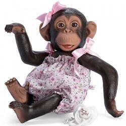  Jucarie Asi - Pui de maimuta Lola, cu body cu flori, 32 cm (606600) Figurina