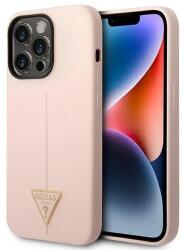 GUESS Husa Guess GUHCP14LSLTGP iPhone 14 Pro 6.1" pink/pink hardcase Silicone Triangle - pcone