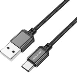 BOROFONE kábel BX87 Sharp - USB to Type C - 3A 2 méter fekete