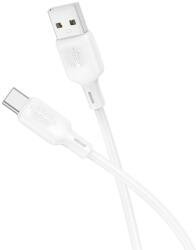 BOROFONE BX113 Lenny kábel - USB to Type-C - 3A 1 méter fehér