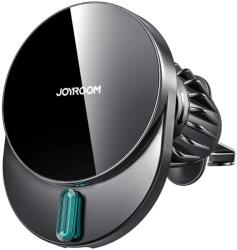 JOYROOM JR-ZS409 mágneses tartó 15W induktív töltővel autós szellőzőre - fekete magsafe