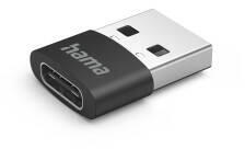 Hama USB-C Adapter, USB-A Plug - USB-C Socket, Without Cable, 480 Mbit/s, 3 pcs (HM201532)