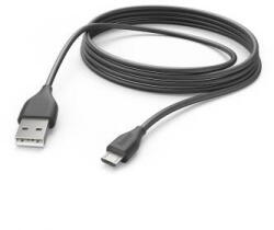 Hama Charging Cable, USB-A - Micro-USB, 3 m, black (HM201588)