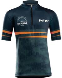 Northwave Origin Junior, kék/narancs rövid mez