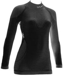 UYN Lady Fusyon UW Shirt LG SL Turtle Neck, black-anthracite-anthracite aláöltöző felső