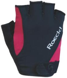 Roeckl Basel black/raspberry rövid kerékpáros kesztyű