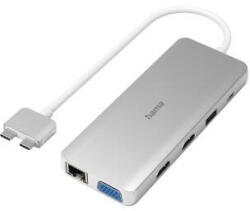 Hama Docking Station HAMA USB-C Hub, "Connect2Mac", Multiport for Apple MacBook Air & Pro, 12 ports (HM200133)