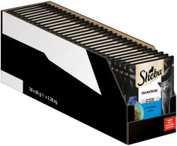 Sheba 56x 85g Sheba Ínyencségek aszpikban tonhal nedves macskatáp