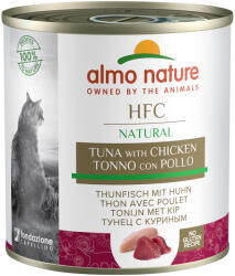 Almo Nature 6x280g Almo Nature HFC nedves macskatáp-tonhal & csirke