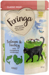 Feringa 24x85g Feringa tasakos multipack nedves macskatáp - Lazac, pulyka & cukkini