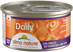 Almo Nature Daily 24x85g Almo Nature Daily Menu Nyúl mousse nedves macskaeledel