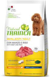 Natural Trainer 7kg Natural Trainer Adult Small & Toy marha & rizs száraz kutyatáp