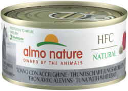 Almo Nature 70g 12x70g Almo Nature HFC Natural Tonhal & fiatal szardella nedves macskatáp