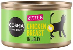 Cosma 6x85g Cosma Original Kitten csirkemell nedves macskaeledel kiscicáknak