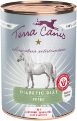 Terra Canis 12x400g Terra Canis Alimentum Veterinarium Diabetic Diet ló nedves kutyatáp