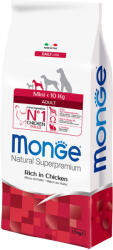 Monge Superpremium Dog 2x7, 5kg Monge Superpremium Adult Mini csirke száraz kutyatáp