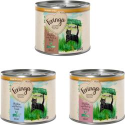 Feringa 6x200g Feringa Country Style Menü nedves macskatáp Mix 1: pulyka, marha, pisztráng