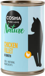 Cosma 6x140g Cosma Nature csirkefilé nedves macskatáp