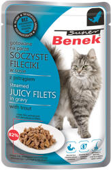 Super Benek 28x85g Super Benek filék Pisztráng szószban nedves macskatáp