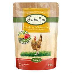 Lukullus 24x300g Lukullus Csirke Valenciana nedves kutyatáp