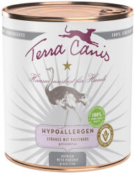 Terra Canis 12x800g Terra Canis Hypoallergen strucc & pasztinák nedves kutyatáp
