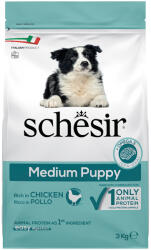 Schesir 3kg Schesir Dog Medium Puppy csirke száraz kutyatáp