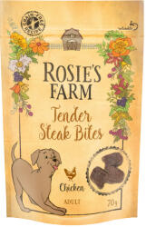  Rosie's Farm 70g Rosie's Farm Snacks "Tender Steak Bites" csirke kutyasnack