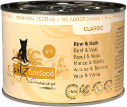 Catz Finefood 6x200g catz finefood Marha & borjú nedves macskatáp