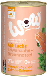 WOW 6x400g WOW Adult nedves kutyatáp - Lazac