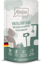  MjAMjAM 12x125g MjAMjAM Quetschie Borjú & pulyka nedves macskatáp