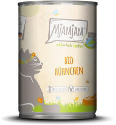 MjAMjAM 24x400g MjAMjAM Bio Naturally Delicious Bio csirke nedves macskatáp