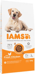 Iams 2x12kg IAMS Advanced Nutrition Senior Large Dog 7+ csirke száraz kutyatáp