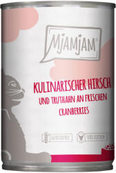  MjAMjAM 6x400g MjAMjAM Szarvas, pulyka & áfonya nedves macskatáp