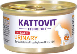 KATTOVIT 12x85g Kattovit Urinary borjú nedves macskatáp