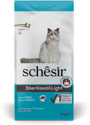 Schesir 10kg Schesir Adult Sterilized & Light hal száraz macskatáp