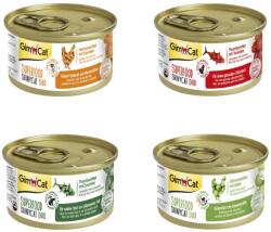 GimCat 6x70g GimCat Superfood ShinyCat Duo nedves macskatáp próbacsomagban