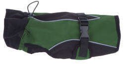  zooplus Exclusive Smartpet Softshell kutyakabát - zöld/fekete - kb. 40 cm háthossz