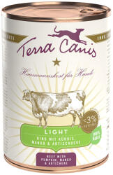Terra Canis 12x400g Terra Canis Light Marha, tök, mangó & articsóka nedves kutyatáp