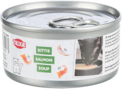 TRIXIE 8x80g Trixie Kittis Soup macskasnack - Csirke & lazac
