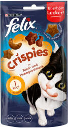 FELIX 3x45g Felix Crispies marha & csirke macskasnack