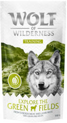  Wolf of Wilderness 100g Wolf of Wilderness Training Explore the Green Fields" csirke & bárány kutyasnack