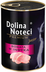 Dolina Noteci 12x400g Dolina Noteci Premium Junior nedves macskatáp - Pulykában gazdag
